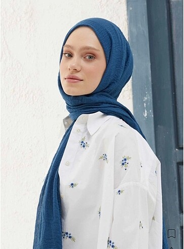 Beden FreshScarfs Bürümcük Şal | İndigo