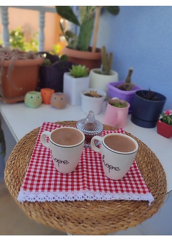 sunum peçetesi pötikare desen - Görsel 3