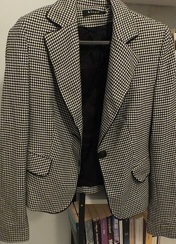 Blazer ceket pitikareli