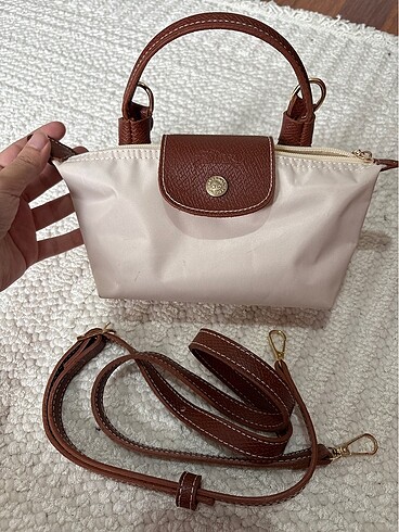 Mini longchamp krem