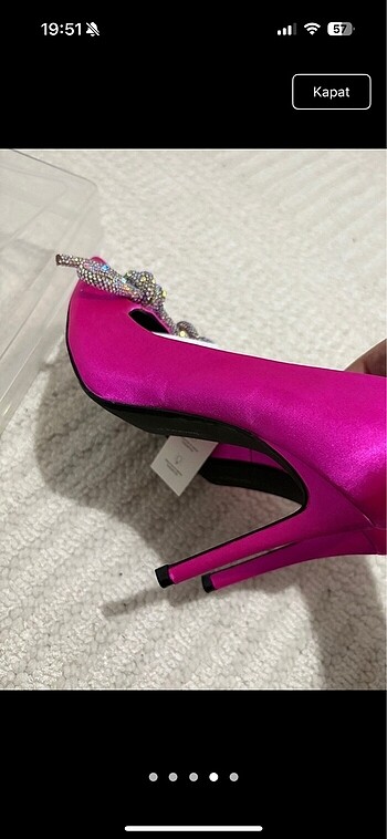 37 Beden pembe Renk Pembe bershka stiletto