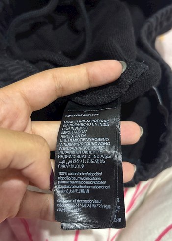s Beden siyah Renk Calvin klein sort