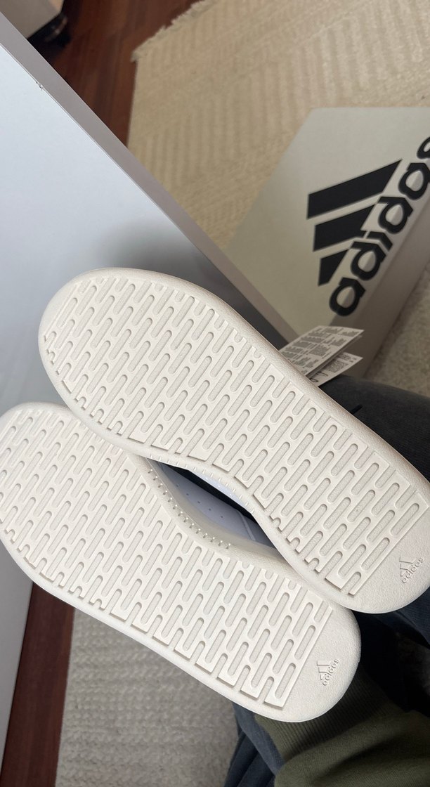 Adidas Beyaz Zebra Desenli Bağcıklı Sneakers - Görsel 3