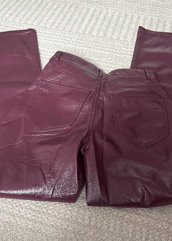 pull bear parlak pantolon - Görsel 3