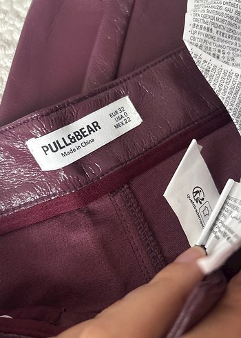 pull bear parlak pantolon - Görsel 2