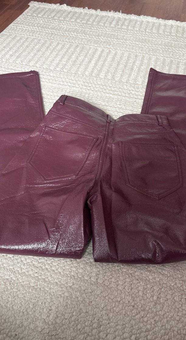 pull bear parlak pantolon - Görsel 3