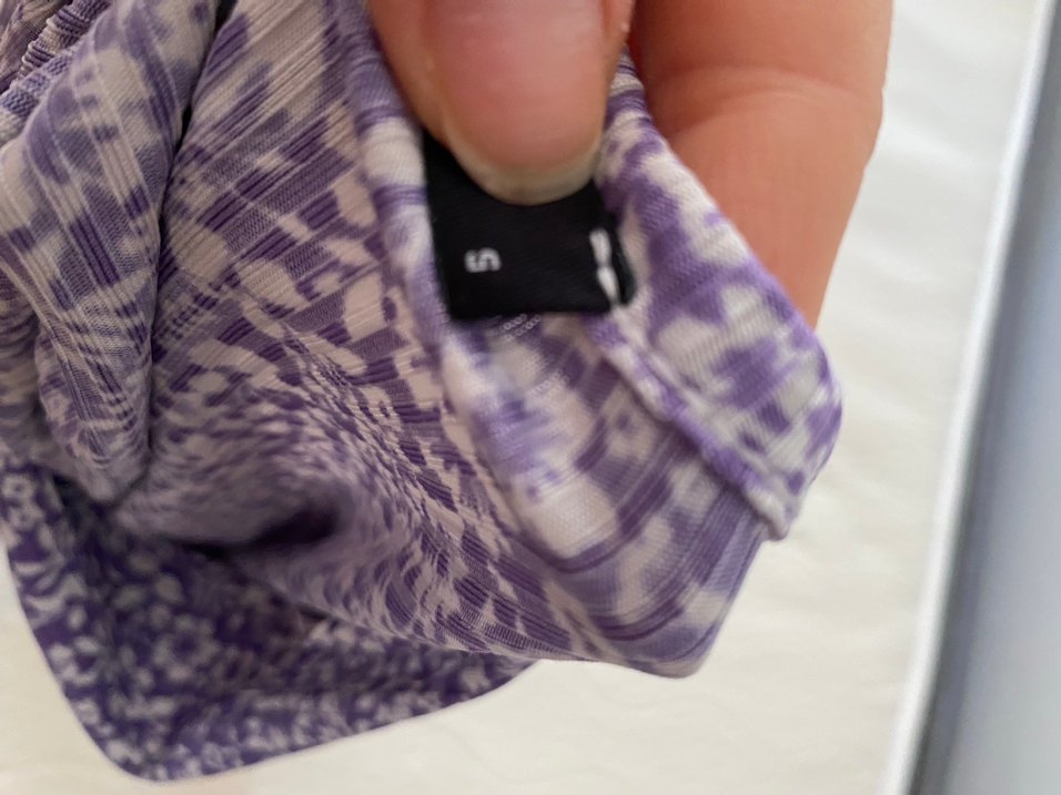 Bohem V Yaka Mor Midi Elbise - Görsel 4