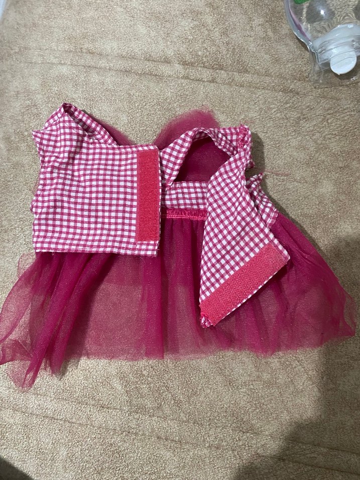 Dantel Detaylı Pembe kedi Yeleği - Görsel 3