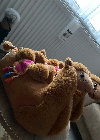 Renkli Deve Peluş Oyuncak - Görsel 2