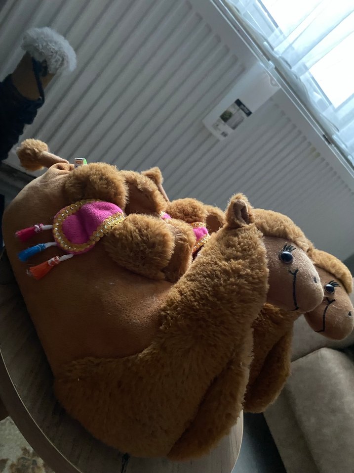 Renkli Deve Peluş Oyuncak - Görsel 2
