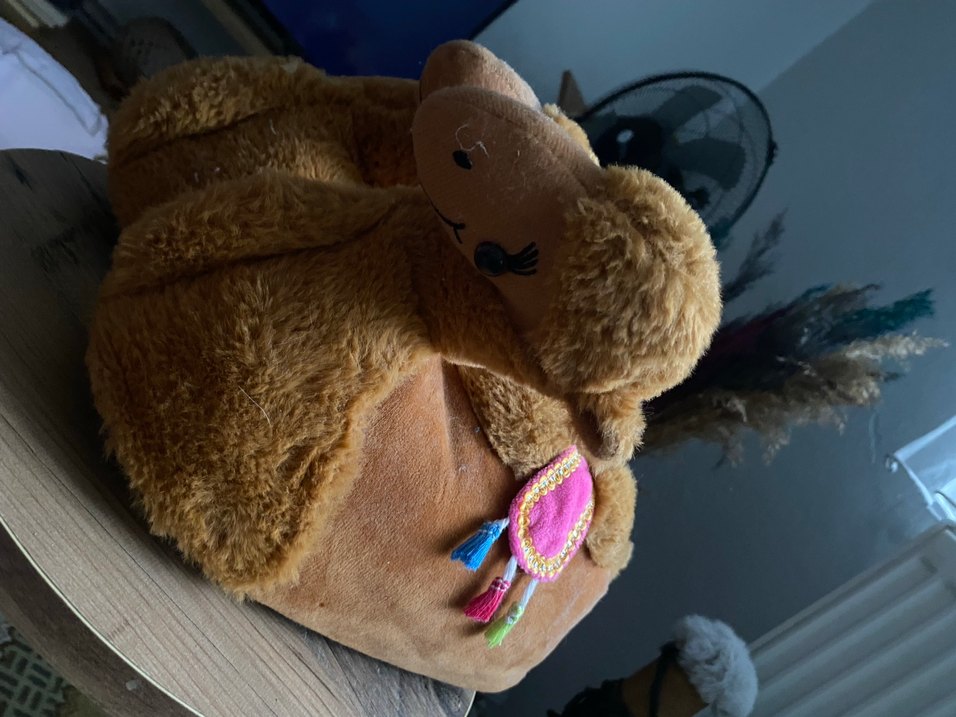 Renkli Deve Peluş Oyuncak - Görsel 3