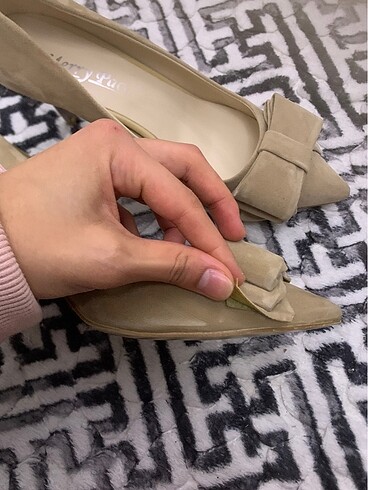 37 Beden camel Renk Bej stiletto