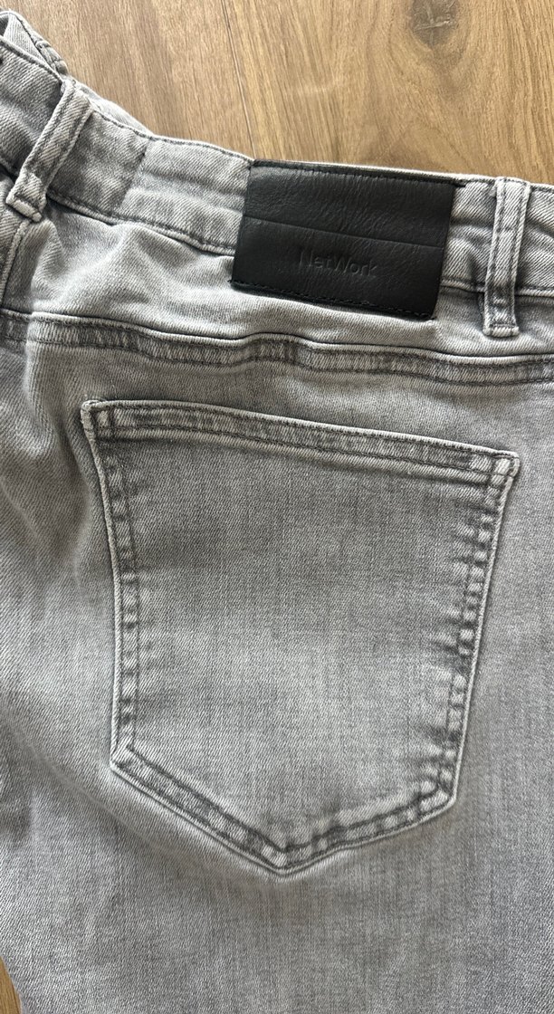 Açık Gri Yıkamalı Denim Jean — görsel 5/5