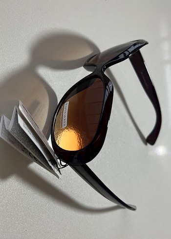 Kahverengi Kemer Detaylı Kadın Güneş Gözlüğü - Görsel 3