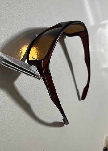 Kahverengi Şeffaf erkekGüneş Gözlüğü - Görsel 3