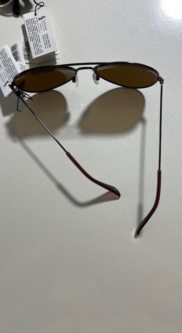 Kahverengi Tokalı Biker Kadın Gözlüğü - Görsel 3