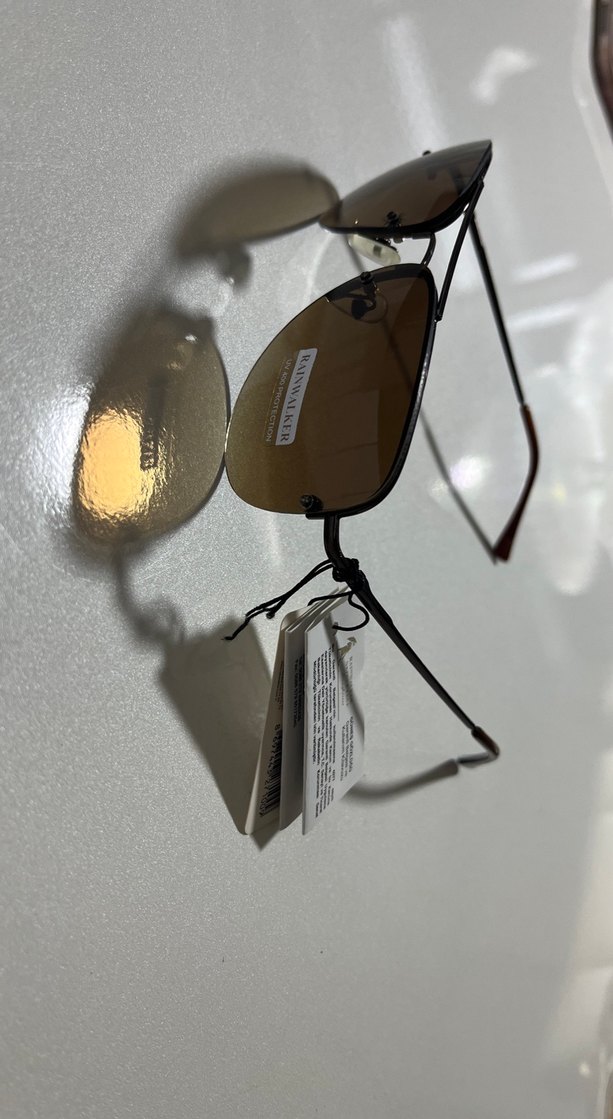 Kahverengi Minimalist Kadın Güneş Gözlüğü - Görsel 2