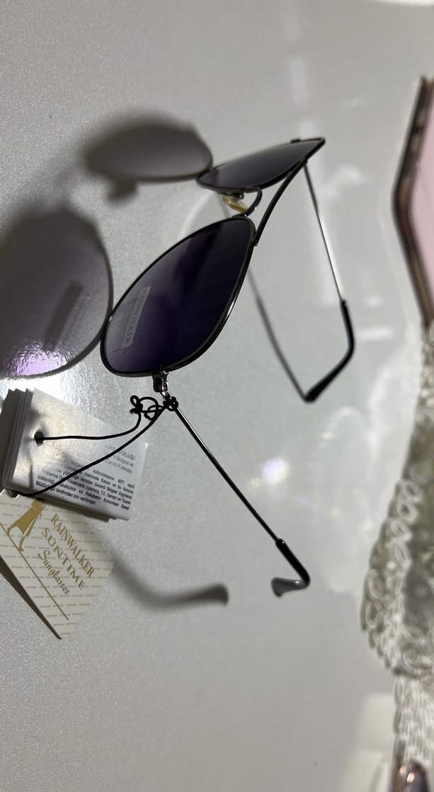 Siyah Biker erkek Güneş Gözlüğü - Görsel 2