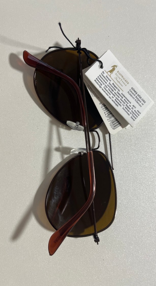 Kahverengi Tokalı Klasik Kadın Güneş Gözlüğü - Görsel 2