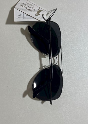 Siyah Klasik Biker unisex Güneş Gözlüğü - Görsel 2