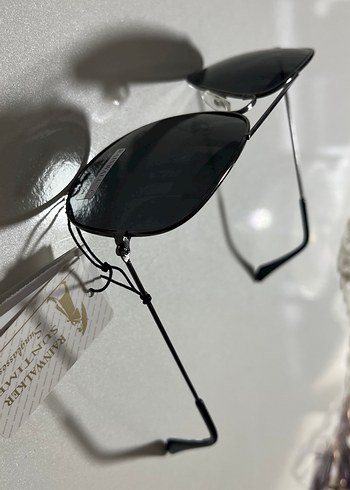 Siyah Klasik Biker unisex Güneş Gözlüğü - Görsel 3