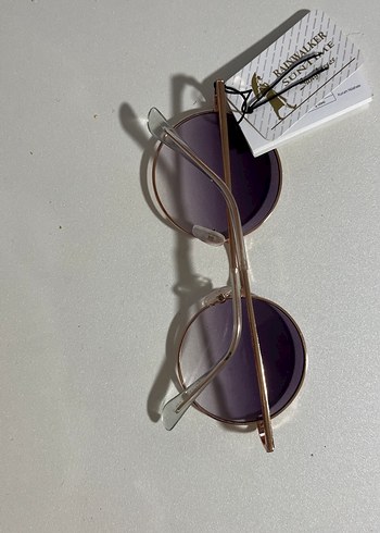 Bej Şeffaf Yuvarlak Kadın Gözlüğü - Görsel 2