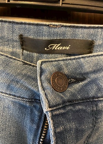 Gri Denim Kadın Normal Kesim Jean - Görsel 2