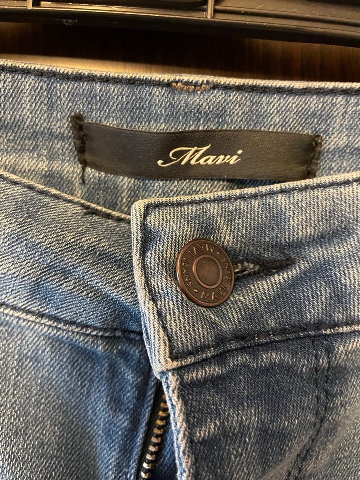 Gri Denim Kadın Normal Kesim Jean - Görsel 2