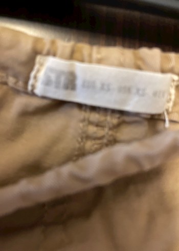 Bej Kadın Keten Midi Kumaş Pantolon - Görsel 2