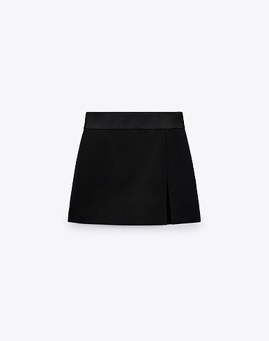 Zara skort şort etek kısa siyah