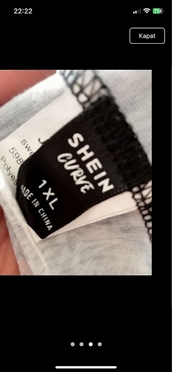 xl Beden Shein elbise