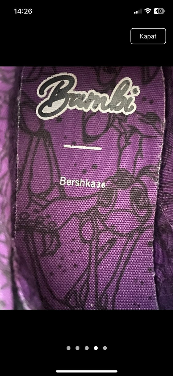 Bambi bershka Kadın Spor Ayakkabı - Görsel 3