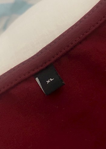 Bordo Uzun Kollu Kadın Bluz - Görsel 4