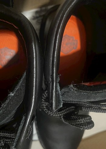 Siyah Kadın Bot harley davidson - Görsel 4