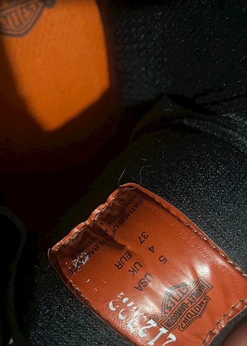 Siyah Kadın Bot harley davidson - Görsel 3