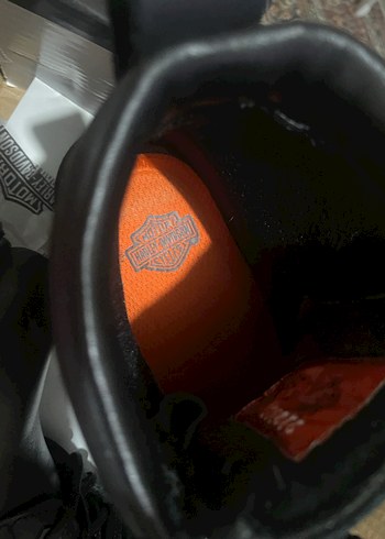 Siyah Kadın Bot harley davidson - Görsel 7