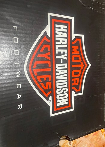 Siyah Kadın Bot harley davidson - Görsel 10