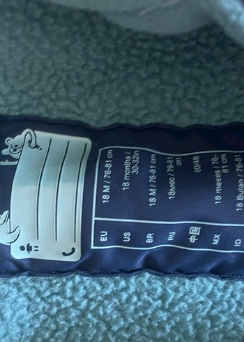 Erkek Bebek Koyu Mavi Fermuarlı Tulum mont - Görsel 2