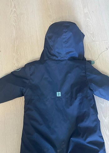 Erkek Bebek Koyu Mavi Fermuarlı Tulum mont - Görsel 4