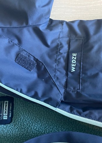 Erkek Bebek Koyu Mavi Fermuarlı Tulum mont - Görsel 3