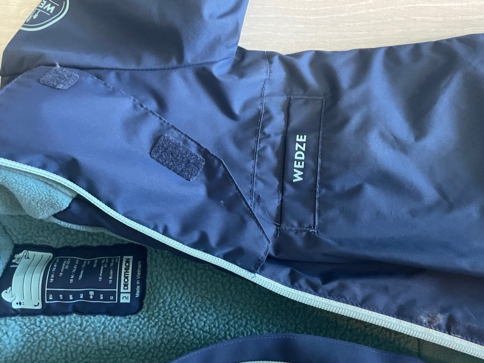 Erkek Bebek Koyu Mavi Fermuarlı Tulum mont - Görsel 3