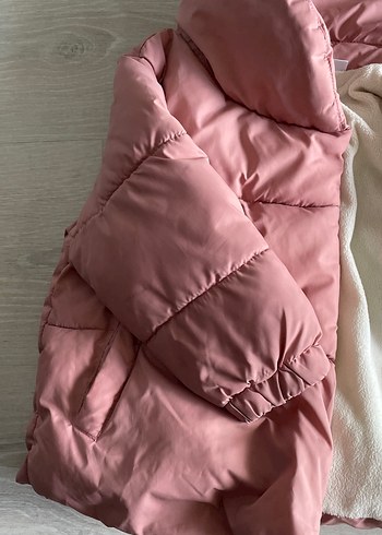 Pembe Bebek  Kısa Mont - Görsel 6