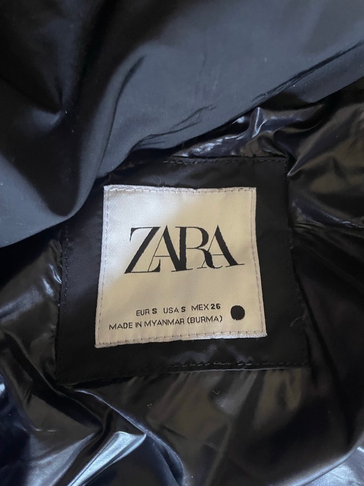 Zara şişme siyah  mont - Görsel 2