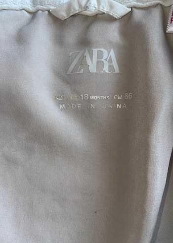 Düğmeli Krem Bebek Kapitone Ceket - Görsel 5