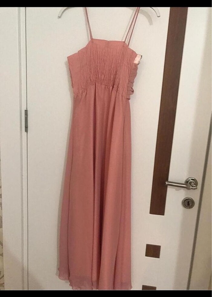 Somon m/38beden gece elbisesi - Görsel 5