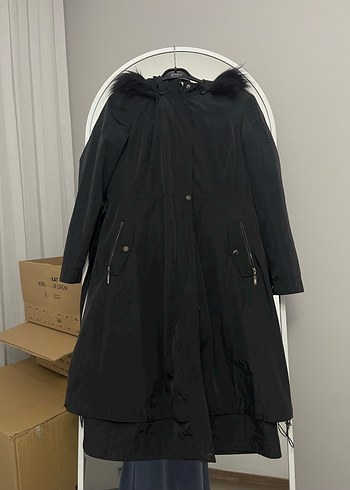 NİHAN Parka Kürklü Kapşonlu - Görsel 2