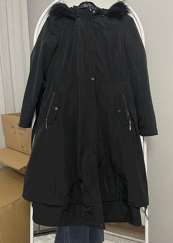 NİHAN Parka Kürklü Kapşonlu - Görsel 3