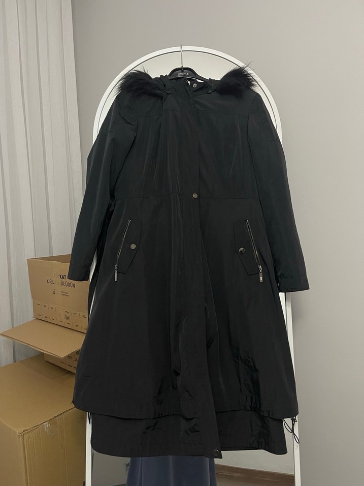 NİHAN Parka Kürklü Kapşonlu - Görsel 2