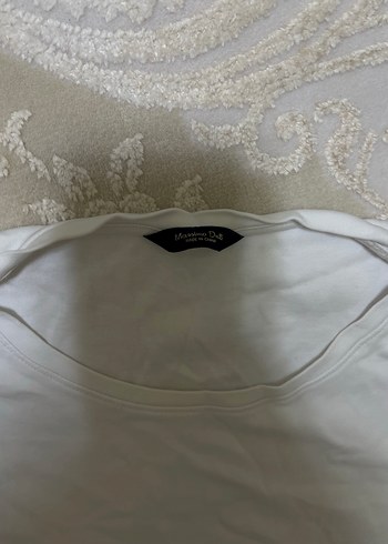 Ramsey Erkek Beyaz Keten Kısa Kollu Tişört - Görsel 2