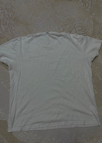 Ramsey Erkek Beyaz Keten Kısa Kollu Tişört - Görsel 3